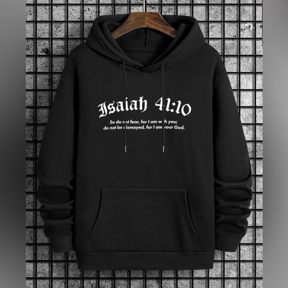3 Black Unisex Isaiah 41:10 Sweatshirt Bundle